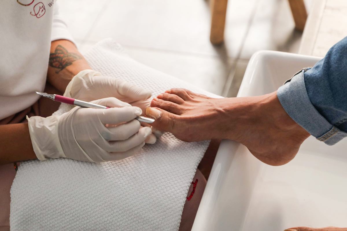 Illustrative image: pedicure nail care